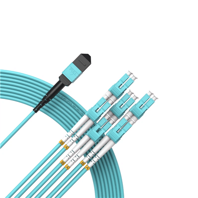 Cablu de fibră MPO/MTP-SM-OM4-12/24 cu ruptură de fibre